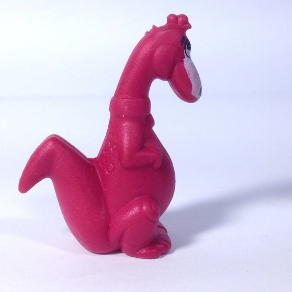 Vintage Flintstones Small Dino Rubber Toy Cereal Prize Hanna Barbera 1987 2 inch - Picture 3 of 9